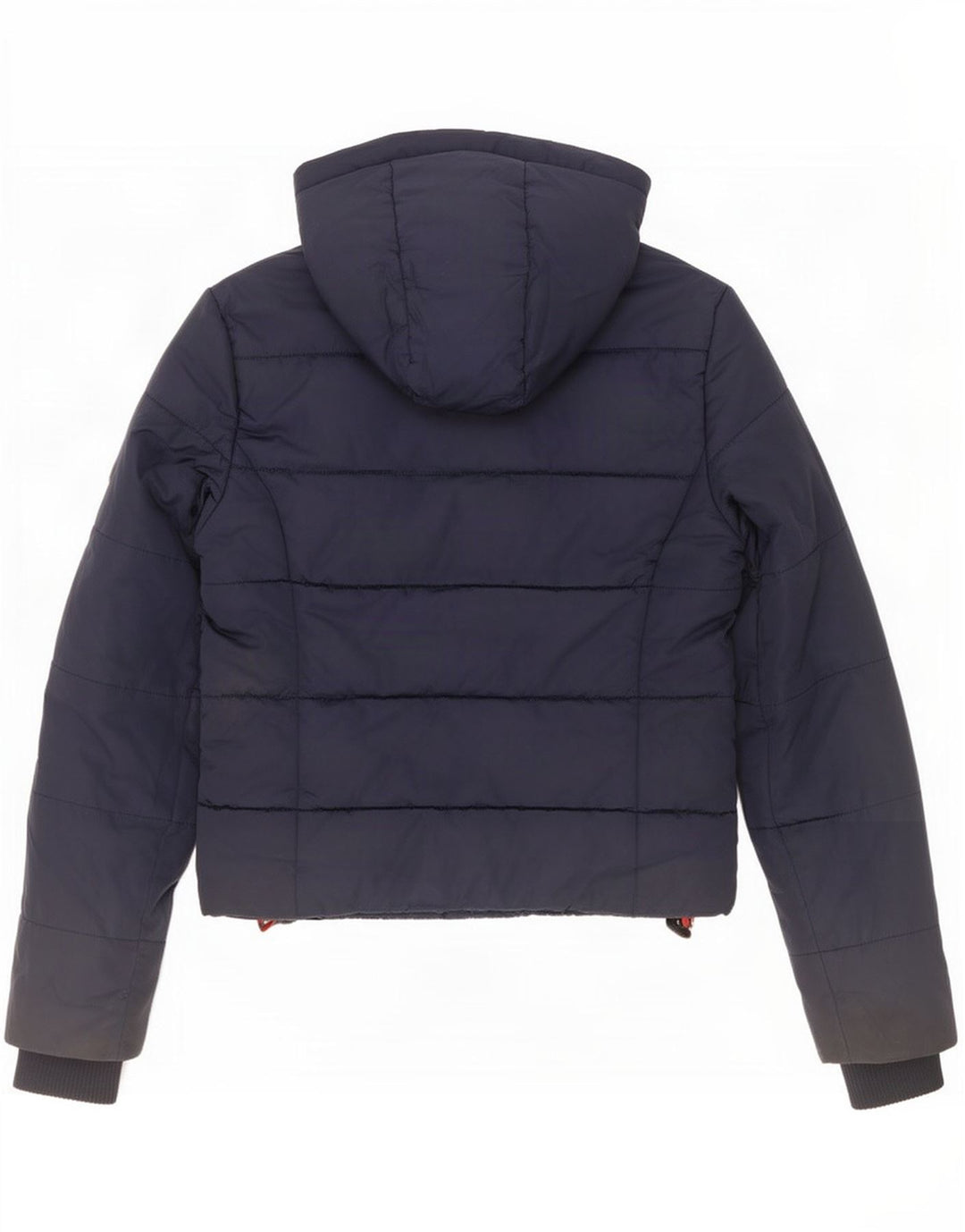 Giacca imbottita con cappuccio da donna Superdry UK 6 XS poliestere blu navy