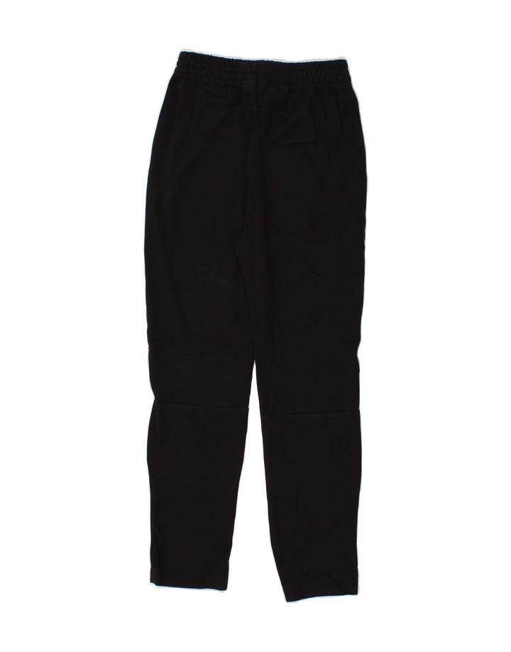 ADIDAS Boys Tracksuit Trousers 11-12 Years Black Rayon Vintage Adidas and Second-Hand Adidas from Messina Hembry 