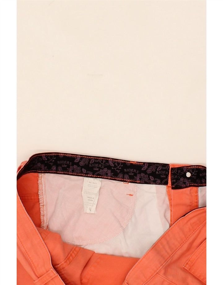 LEE Womens Casual Shorts US 18 2XL W38 Orange Cotton Vintage Lee and Second-Hand Lee from Messina Hembry 