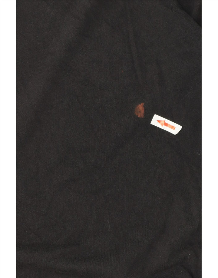 T-shirt ADIDAS da uomo Top in cotone nero medio