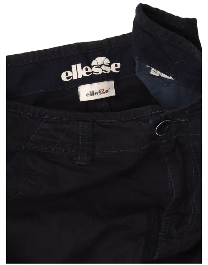 Pantaloncini chino da uomo ELLESSE IT 46 Small W29 Blu Navy