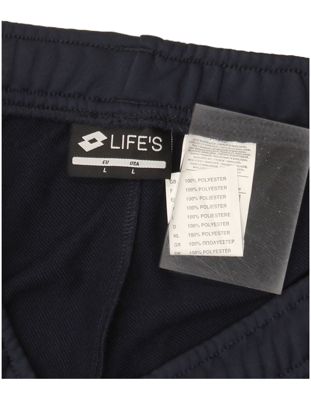 Pantaloni da tuta da donna Lotto Joggers Large Poliestere blu navy