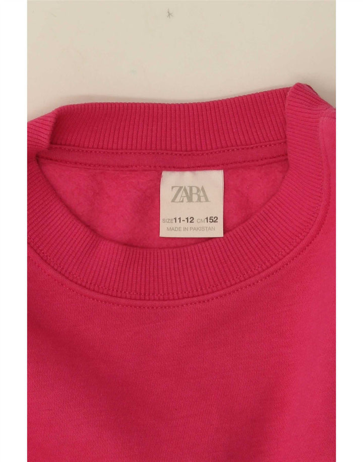Felpa Zara per ragazze 11-12 anni Rosa