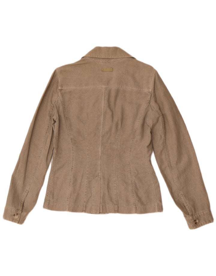 Giacca utility da donna Marlboro Classics UK 10 Small Lino grigio