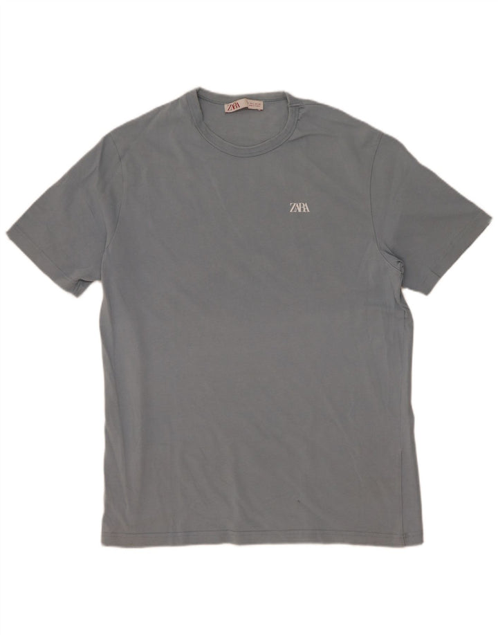 T-shirt Zara da uomo grande grande blu