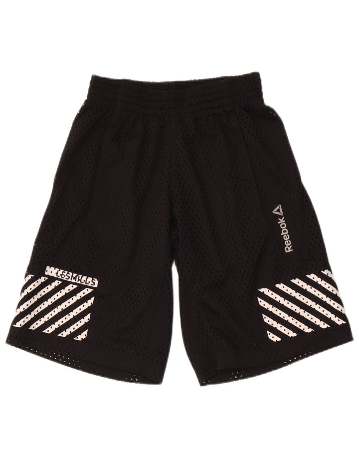 Pantaloncini sportivi REEBOK da uomo XS neri a righe