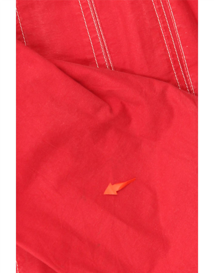 MASH Giacca da donna oversize con cappuccio UK 14 Cotone rosso medio