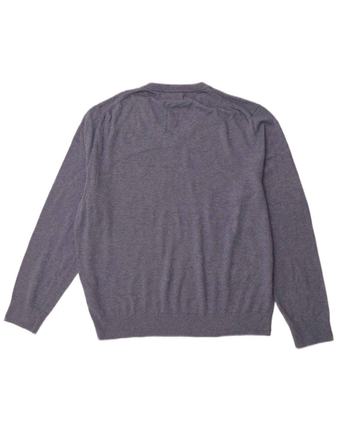 NAUTICA Maglione da uomo con scollo a V Navtech grande cotone blu