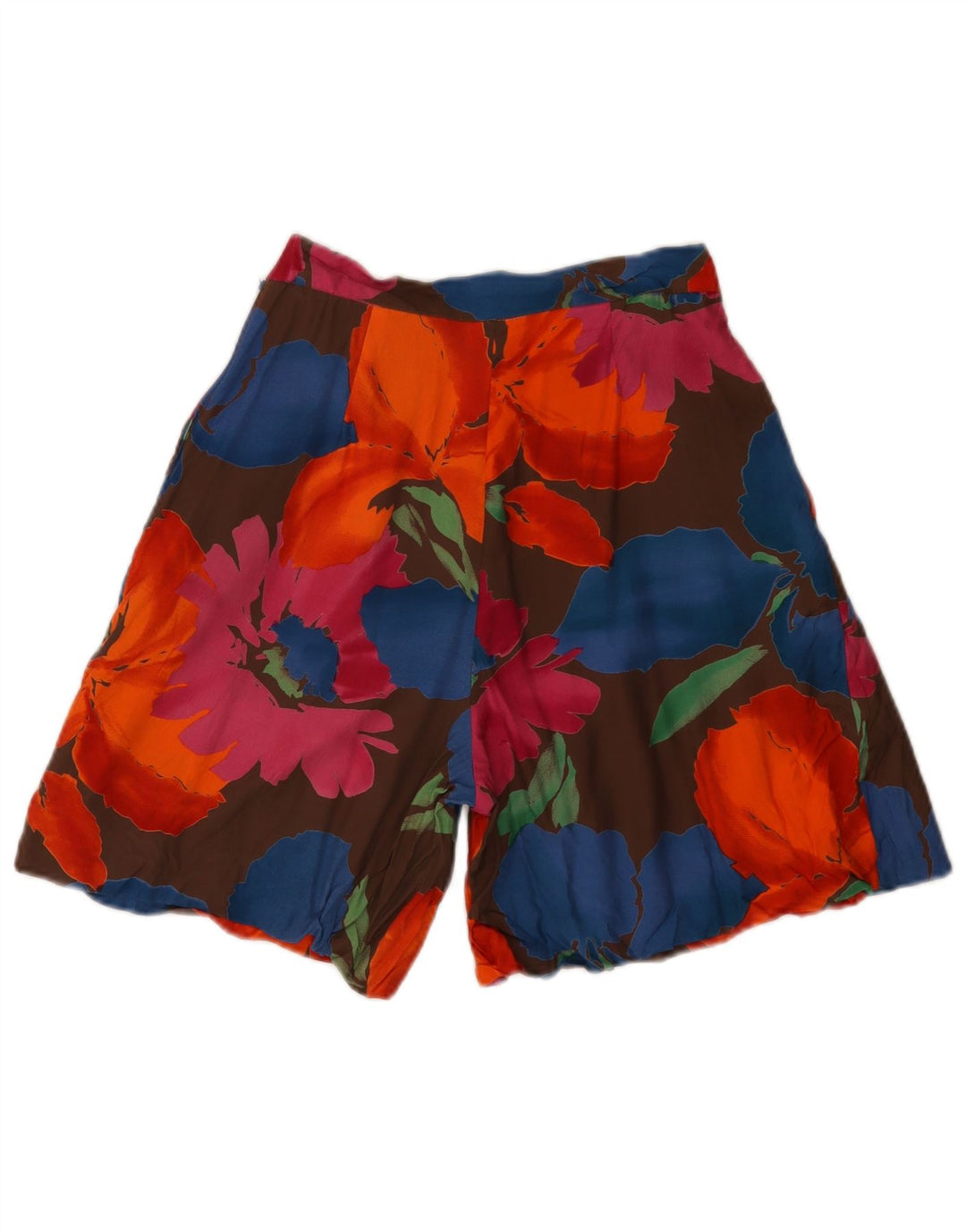 Pantaloncini casual da donna Preca W26 piccoli in viscosa floreale multicolore