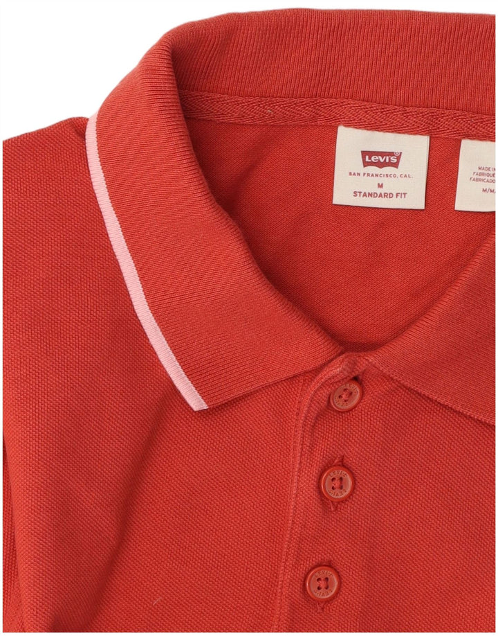 Polo LEVI'S da uomo con vestibilità standard, colore rosso medio