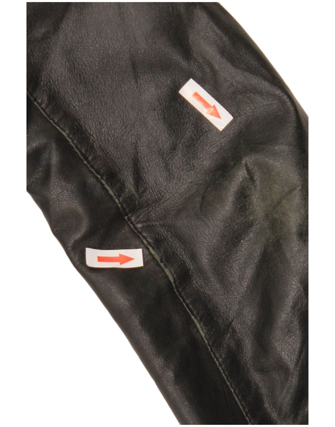 Giacca in pelle corta da donna Sasch UK 14 media nera