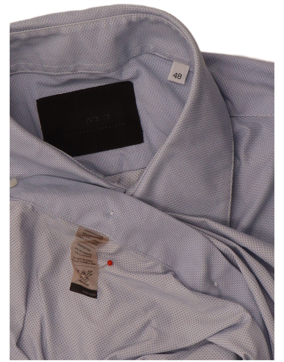 Camicia Uomo RRD IT 48 Small Blu Poliammide