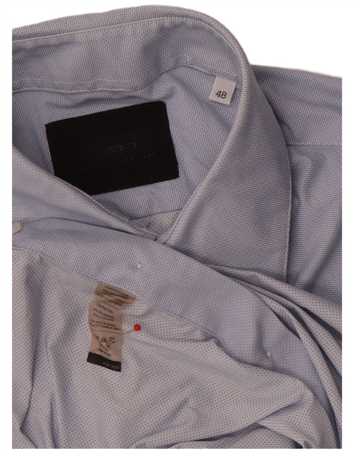 Camicia Uomo RRD IT 48 Small Blu Poliammide