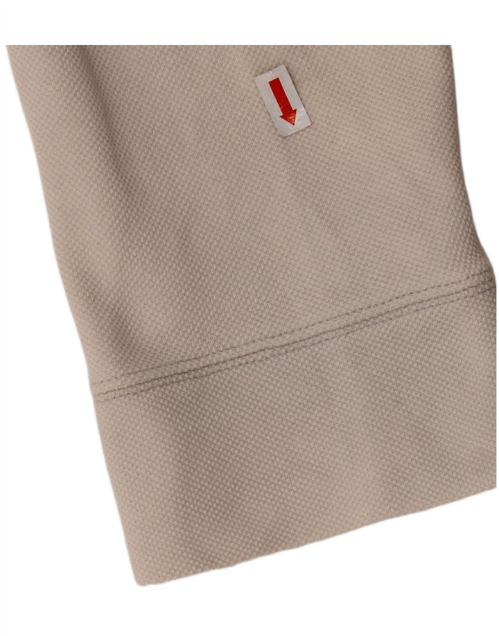 SERGIO TACCHINI Felpa con grafica da donna Maglione UK 18 XL Bianco sporco