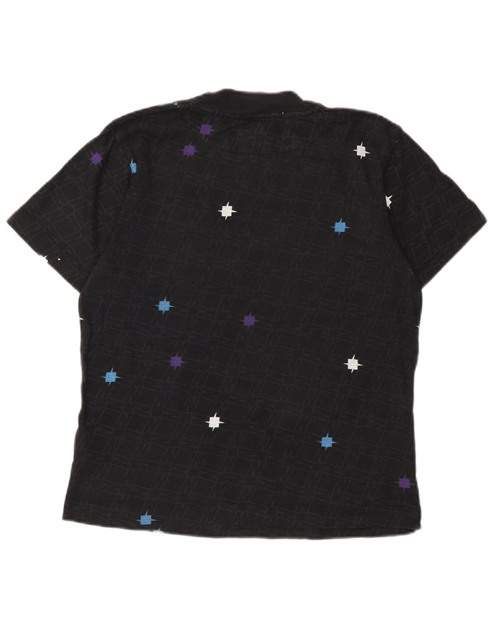 T-shirt Nike da bambino con motivo astratto, 10-11 anni, cotone nero medio