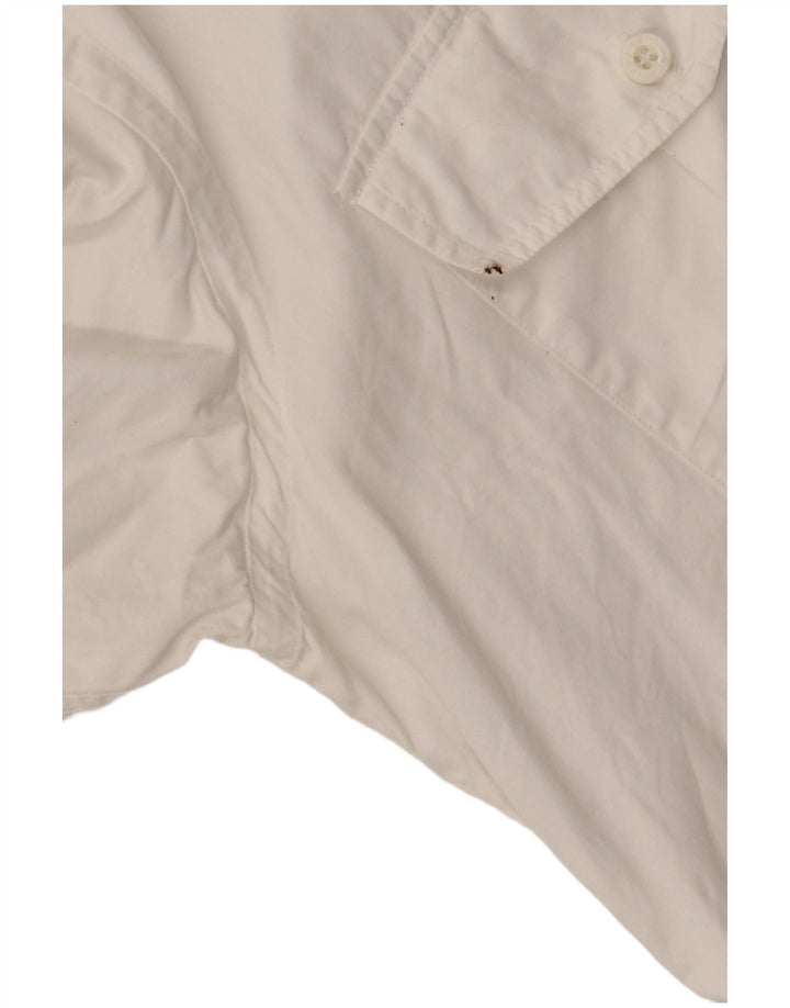 Camicia da uomo Napapijri grande in cotone bianco