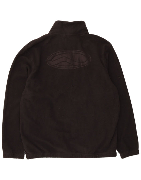 Giacca in pile grafica da uomo Vans UK 42 XL poliestere nero