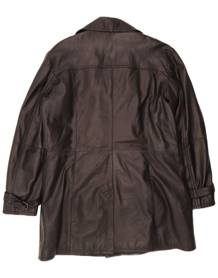 Cappotto In Pelle Uomo Conbipel IT 54 XL Pelle Nera