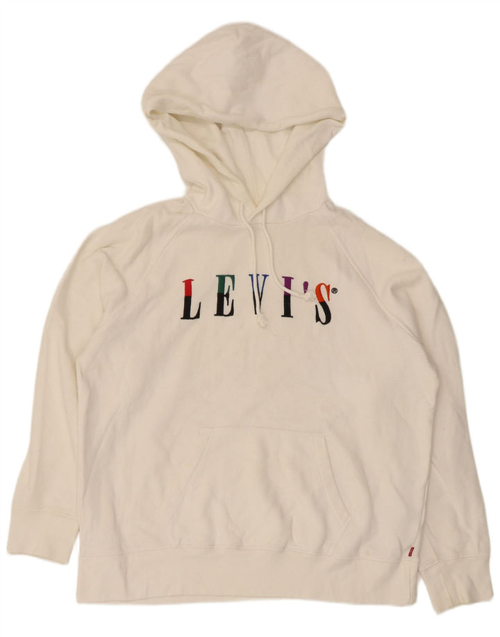 Levi's Donna UK 14 Large White Cotton