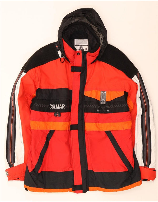 Giacca da sci con cappuccio da uomo Colmar IT 52 Large Red Colourblock