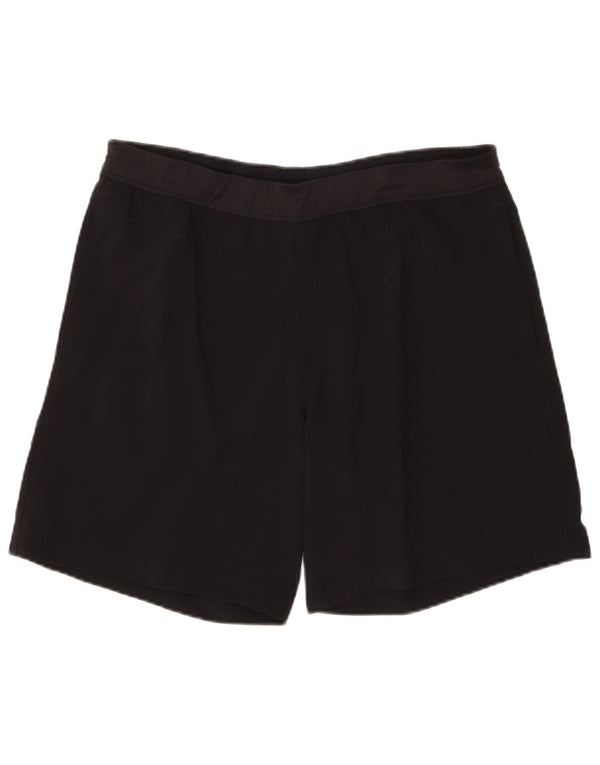 Adidas Mens Graphic Sport Shorts Large Black Polyester
