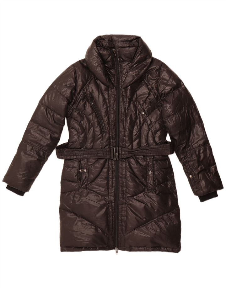 Cappotto imbottito da donna Bomboogie UK 16 grande poliestere nero