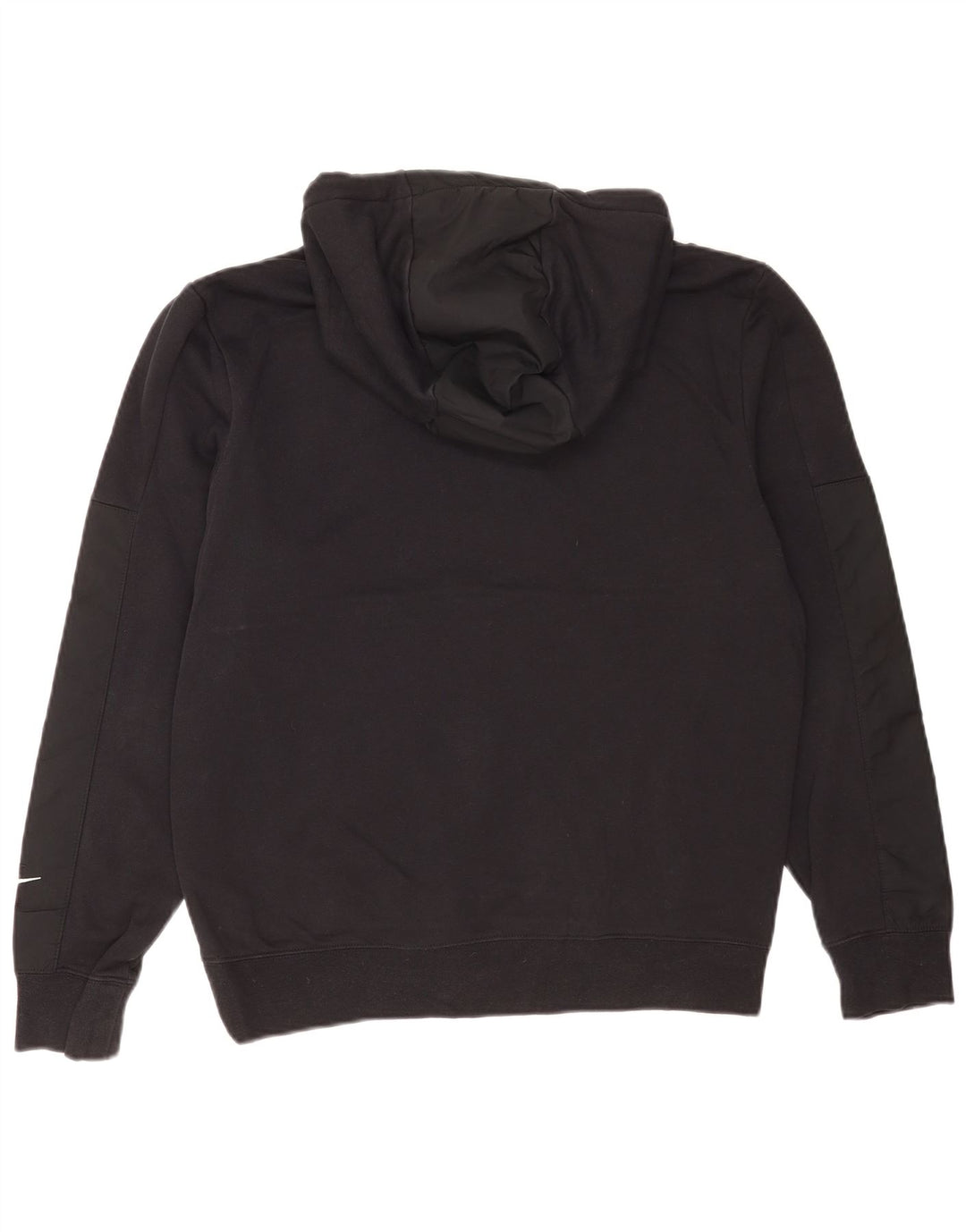 Felpa con cappuccio Nike da uomo con vestibilità grafica regolare, piccola, in cotone nero