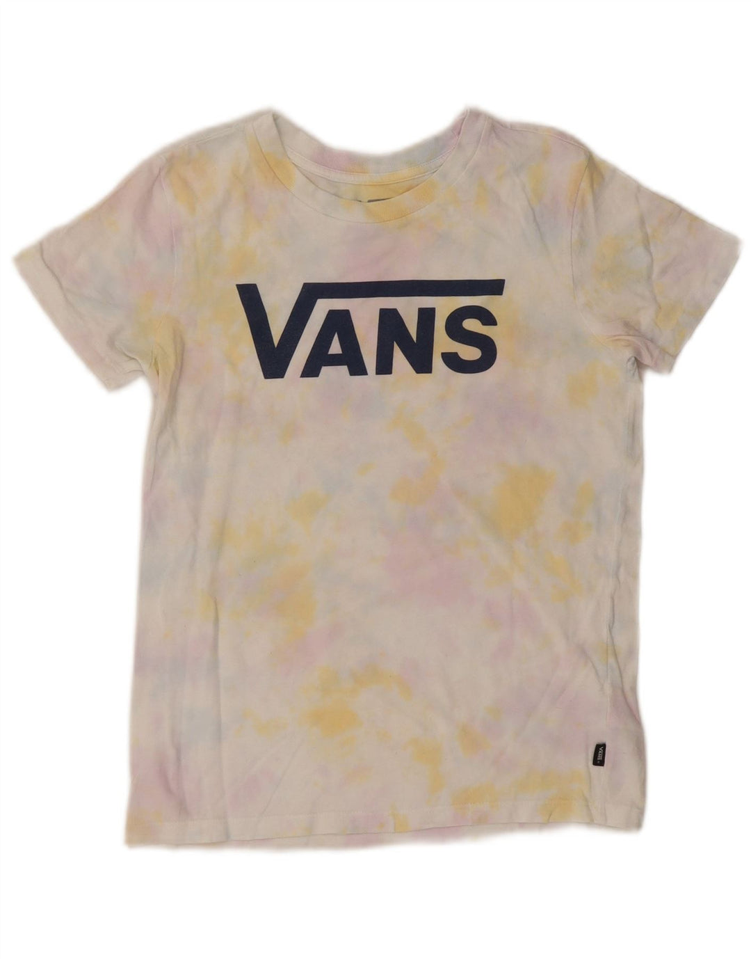 T-shirt grafica da donna VANS Top UK 6 XS cotone tie-dye multicolore