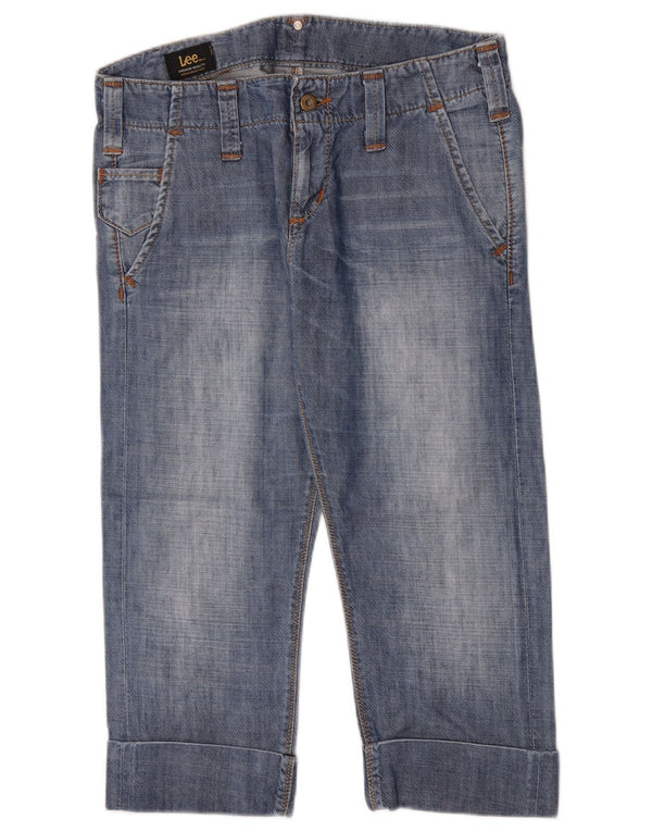 Jeans Lee Key West Capri da donna W29 L21 cotone blu