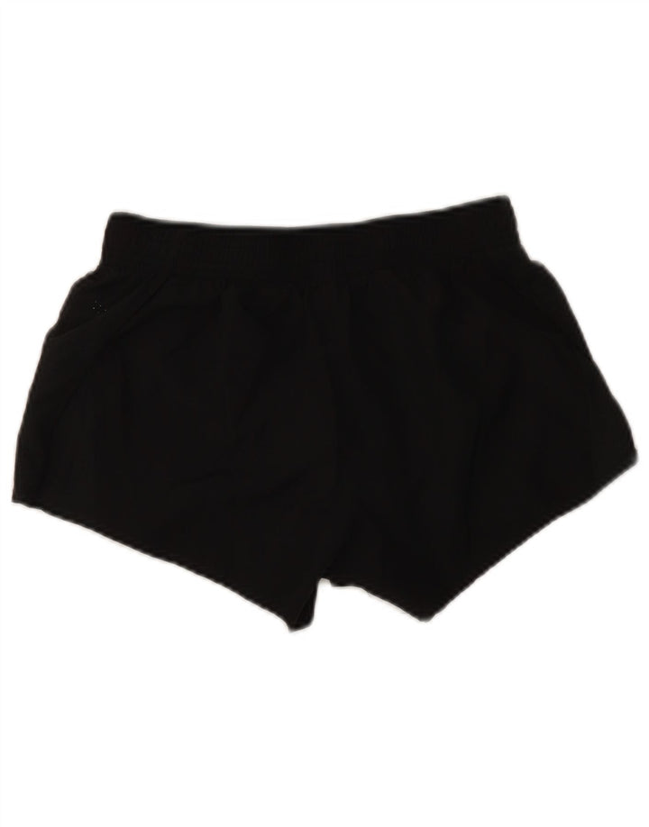 Pantaloncini sportivi Nike da donna Dri Fit UK 8 piccoli poliestere nero