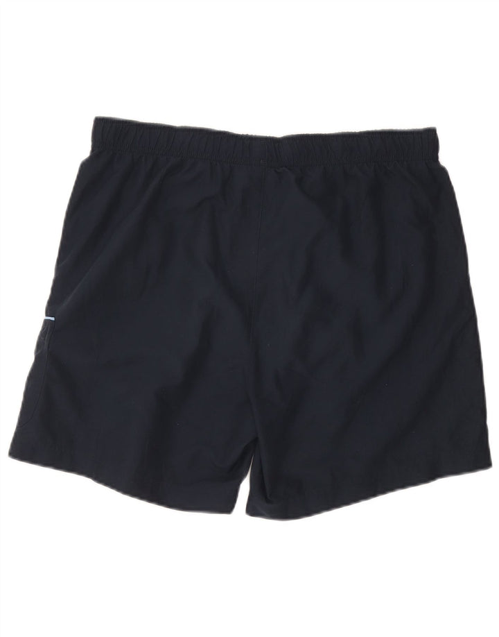 CHAMPION Mens Sport Shorts Large Navy Blue Polyester