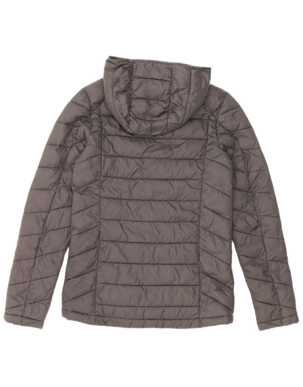 Giacca imbottita con cappuccio da donna Fat Face UK 6 XS nylon grigio