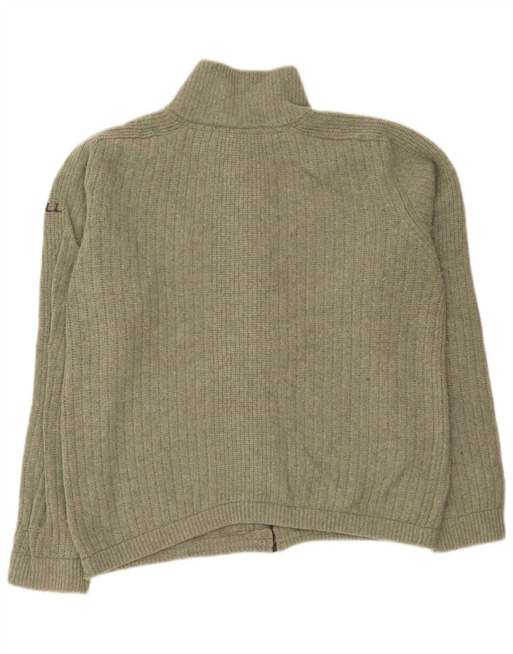 Maglione cardigan con zip intera da uomo O'Neill grande lana kaki