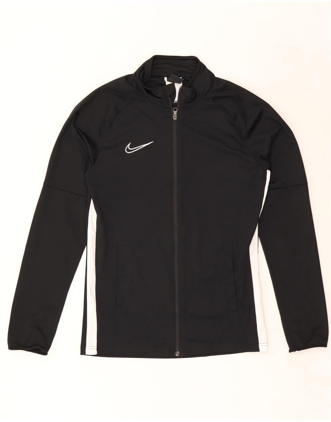 Giacca da tuta Nike Dri Fit da uomo, piccola, in poliestere color block nero