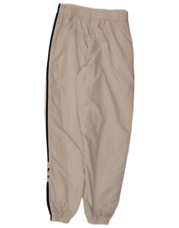 Pantaloni da tuta da donna Adidas Joggers UK 10 Small nylon bianco