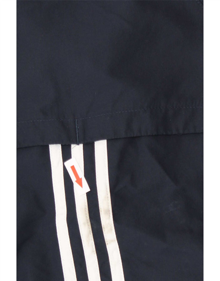 Giacca da tuta da donna Adidas UK 10 Small Blu Navy Poliestere
