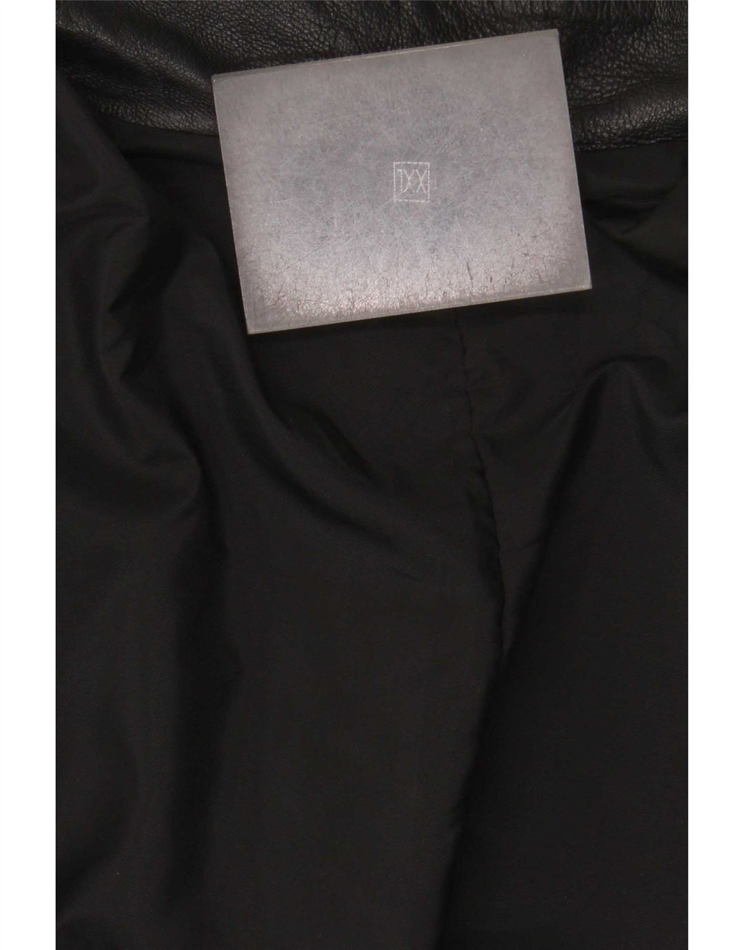 Giacca in pelle vintage da uomo UK 44 2XL Nera