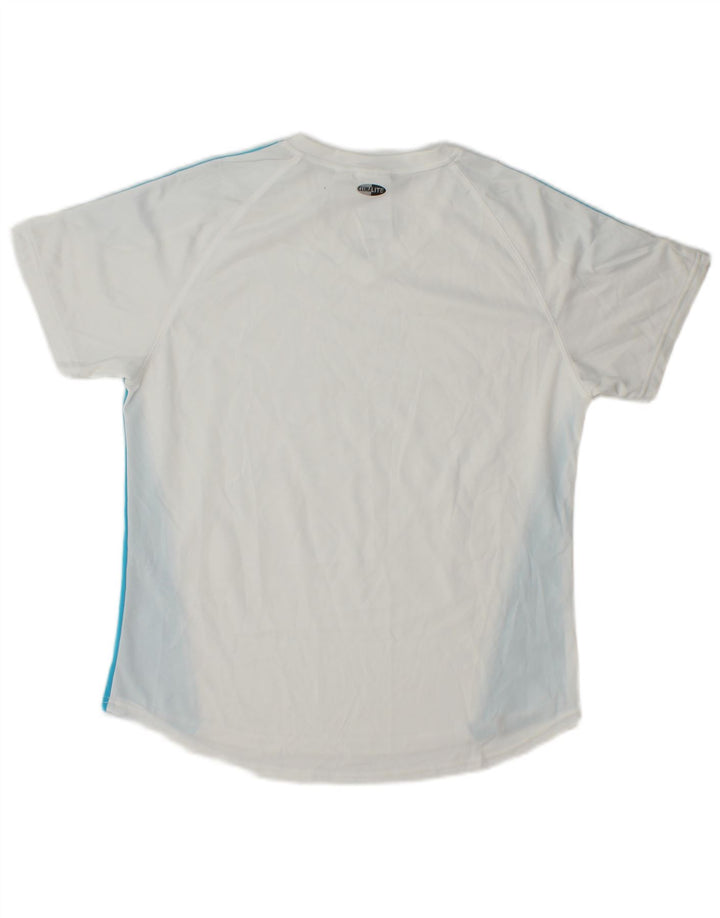 T-shirt ADIDAS da donna Clima 365 Top UK 16 Large White Colourblock