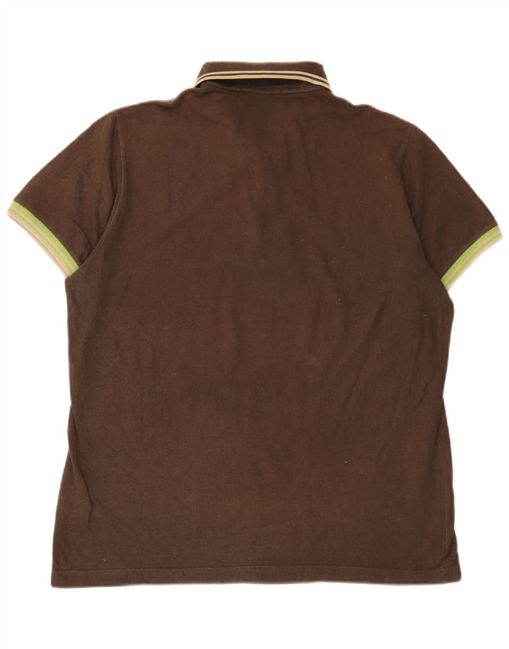 Polo Fred Perry da uomo in edizione speciale, grande, in cotone marrone