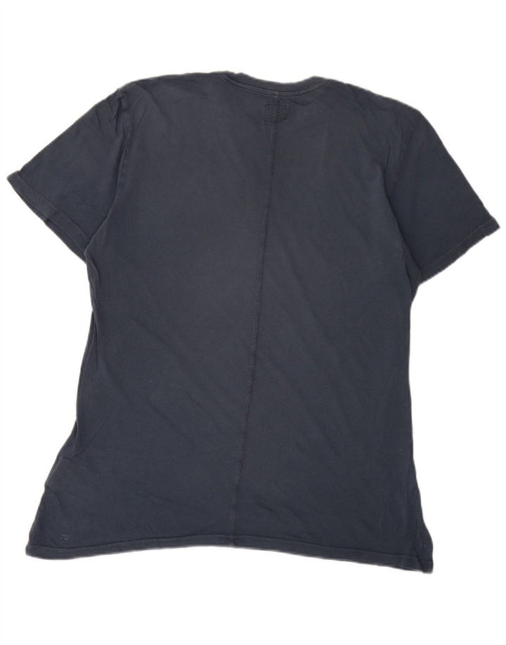 Maglietta grafica da uomo Lee Top in cotone blu navy medio
