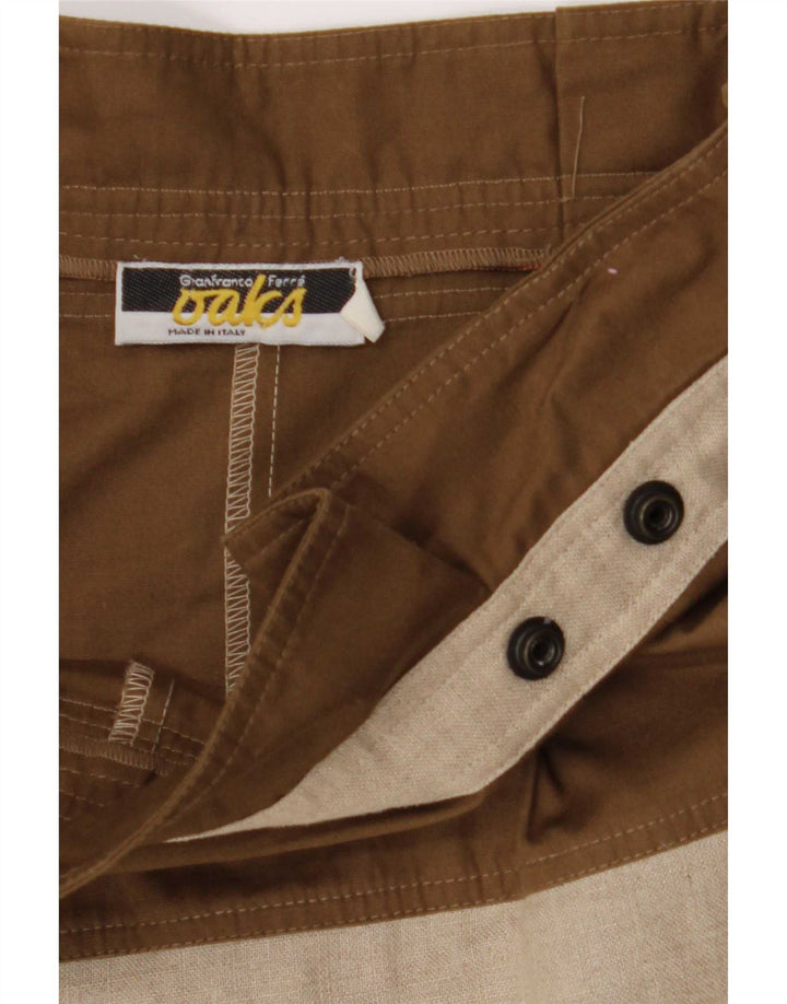 Pantaloncini casual da donna Gianfranco Ferre W28 Colorblock beige medio