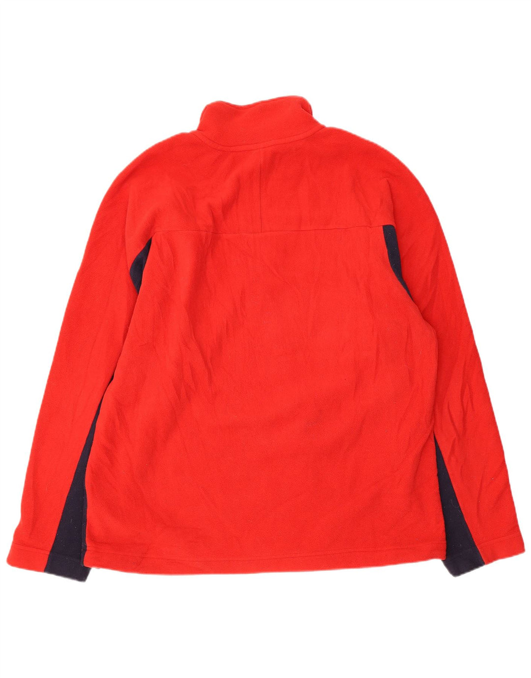 Maglione in pile da uomo Fila con zip e collo grande color rosso