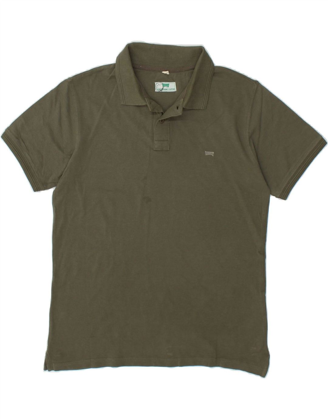 CARRERA Mens Regular Polo Shirt Medium Khaki Cotton Vintage Carrera and Second-Hand Carrera from Messina Hembry 