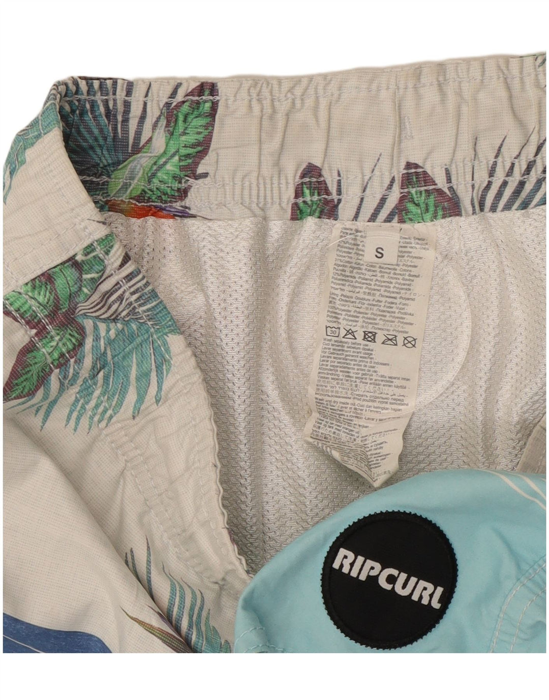 Pantaloncini da bagno grafici da uomo Rip Curl piccoli a righe multicolori