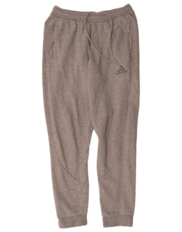 Pantaloni da tuta da donna Adidas Joggers UK 14 cotone grigio medio