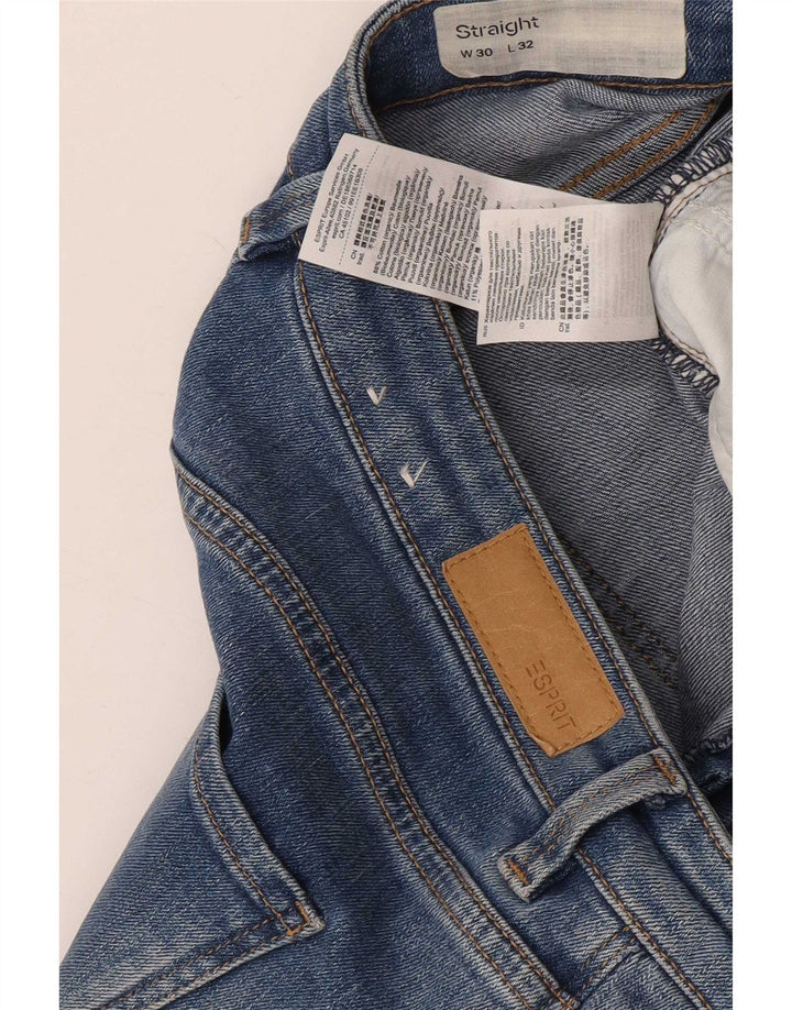Jeans dritti da donna Esprit W30 L32 cotone blu