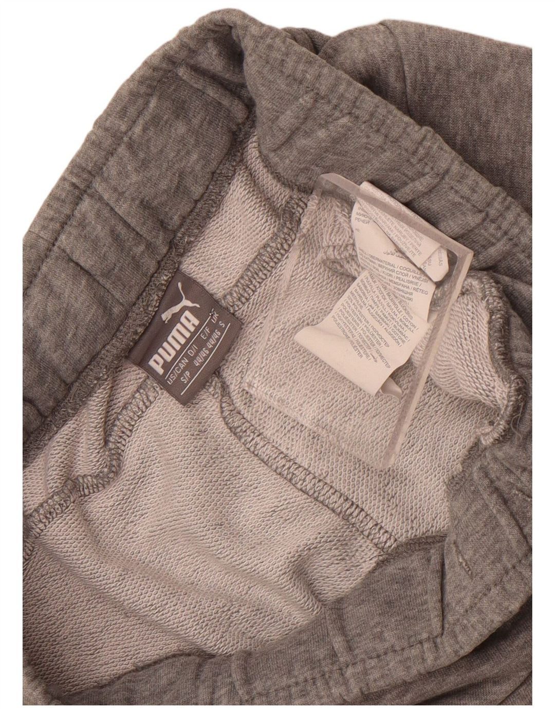 Pantaloncini sportivi grafici da uomo Puma piccoli in cotone chiazzato grigio