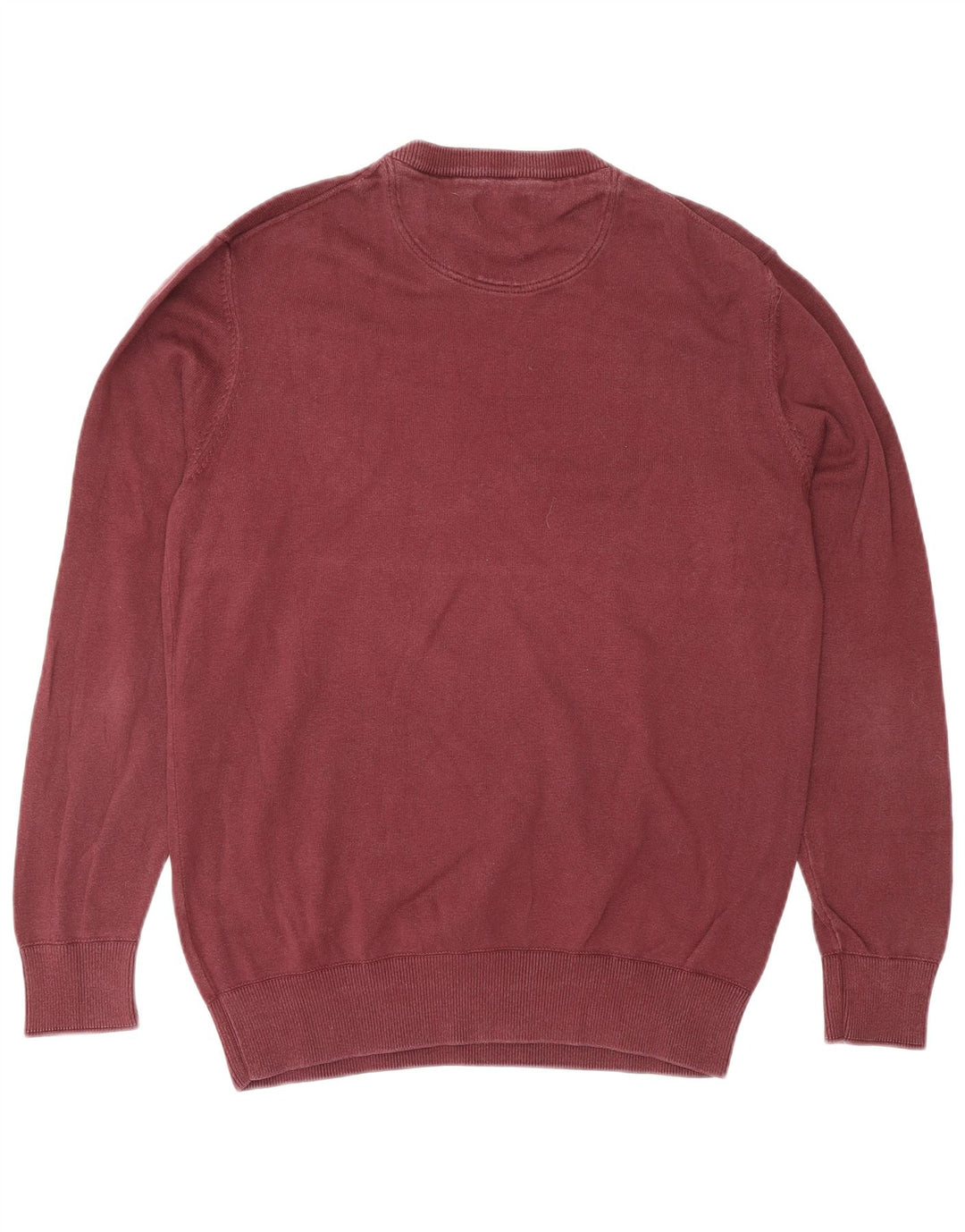 TIMBERLAND Maglione girocollo da uomo in cotone bordeaux medio