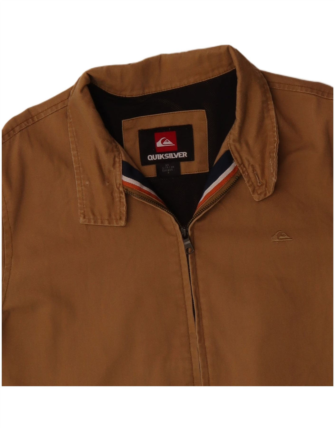 Giubbotto bomber da uomo QUIKSILVER UK 36 piccolo cotone beige