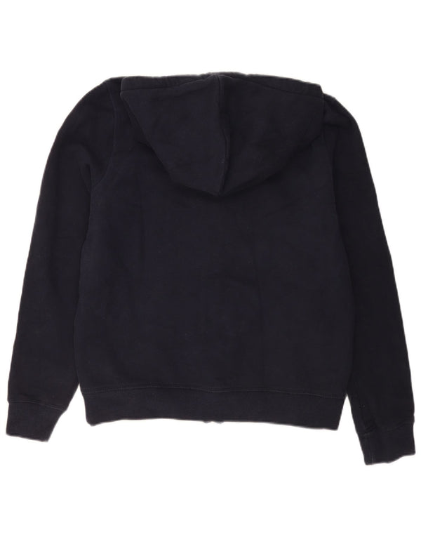 Maglione con cappuccio e zip vestibilità regolare da donna Jack Wills UK 12 medio blu navy